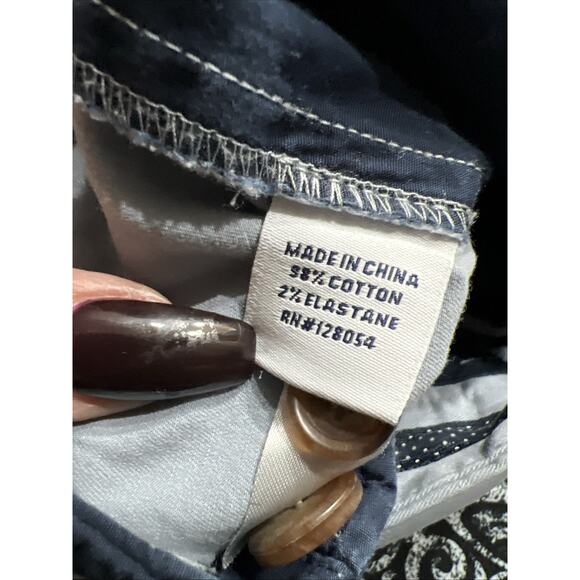 Bonobos Maide Golf Pants Poly Straight Leg Flat Front Gray/Blue Mens Size 34x34 - Picture 12 of 12